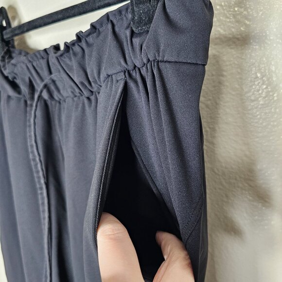 Lululemon Size 4 Black Keep Moving Pant 7/8 High Rise Relaxed Fit Sweat Wicking - Picture 5 of 10